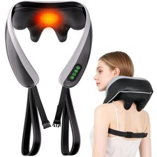 6D Neck Massager for Pain Relief Deep Tissue, Kneading Shiatsu Neck and Shoul...