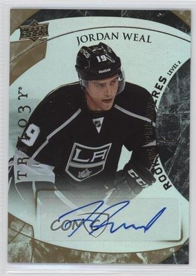 2015-16 Upper Deck Trilogy Premieres 41/399 Jordan Weal #215 Rookie Auto RC 0b3