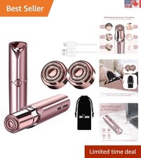 Electric Painless Facial Hair Remover for Women - Rechargeable Compact Design