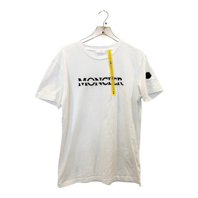 Moncler X Genius Mens Sz 2/M Embroidered Logo Cotton Streetwear Short Sleeve