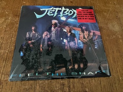 JETBOY Feel The Shake LP Vinyl 1988 US 1st Press Shrink Wrap w/Hype Sticker RARE