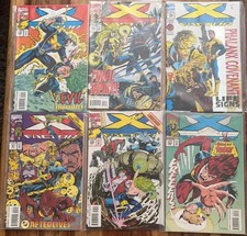 JOBOT  6  X FACTOR   MARVEL COMICS AS PER PHOTO  101 102 103 104 105 106  JOB 12