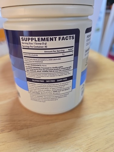 Podium Nutrition Creatine Monohydrate Dietary Supplement Unflavored 7.05oz 01/26 - Picture 2 of 4