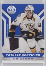2013-14 Totally Certified Materials Blue Prime 36/50 Gabriel Bourque #TC-GB xp6