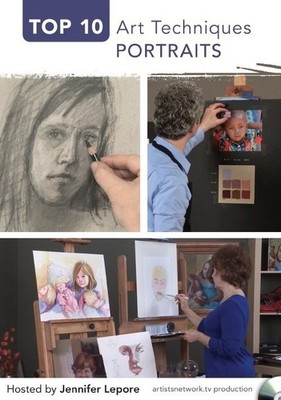 Top 10 Art Techniques - Portraits with Jennifer Lepore - DVD