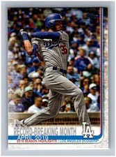 2019 Topps Update Cody Belllinger #US113 Record-Breaking Month Season Highlights