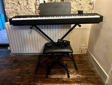 Yamaha P145 Digital Piano with Bluetooth, X-Frame, Seat, Headphones and Pedal
