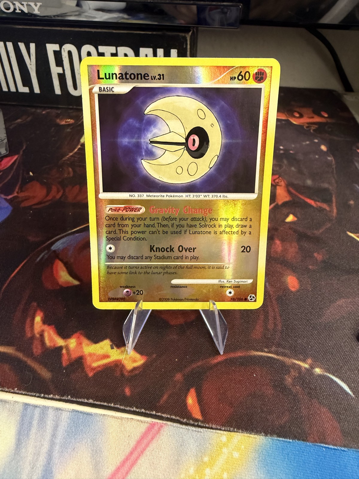 Lunatone 76/106 Great Encounters Reverse Holo