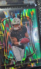 2025 Panini Select - Premier Level Ashton Jeanty #104 Black & Green Shock Pri...