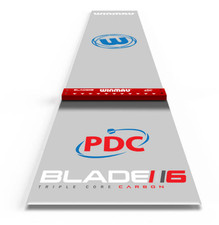 Winmau Clearzone PVC Dart Mat w/ Integrated Oche Transparent Non-Slip