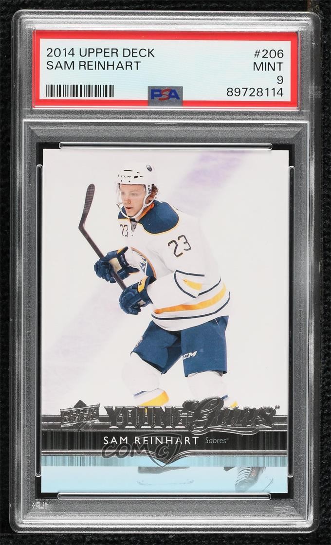 2014-15 Upper Deck Young Guns Sam Reinhart #206 PSA 9 MINT 0e15