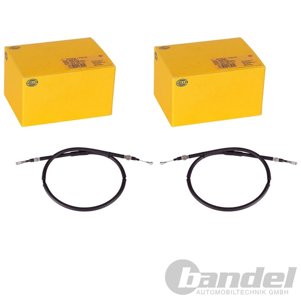 2X Hella Handbremsseile Passend FüR Ford Galaxy Seat Alhambra VW Sharan-image