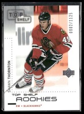2002-03 Upper Deck Top Shelf Shawn Thornton RC /1125 #108 Chicago Blackhawks
