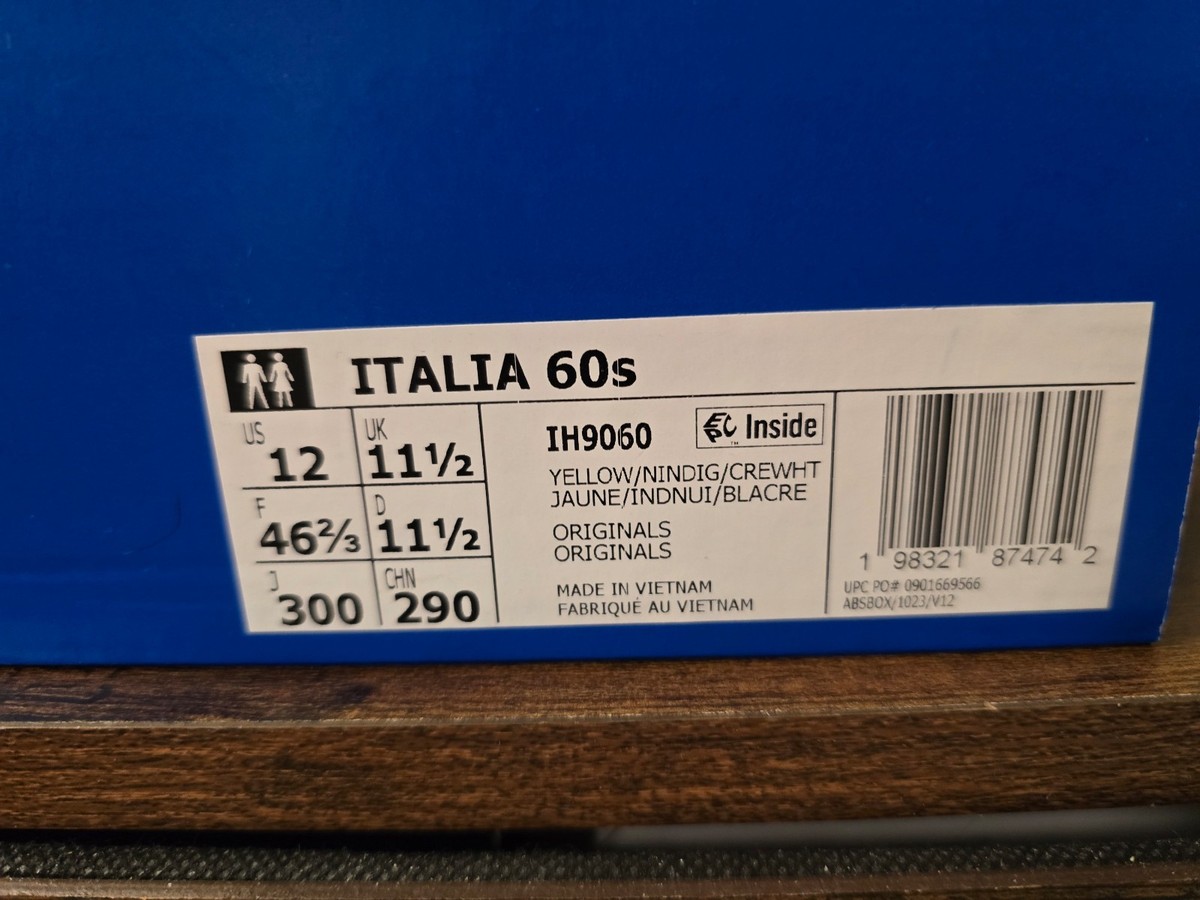 adidas Italia 60s Yellow 2026 BRUCE LEE COLORWAY Shoes IH9060