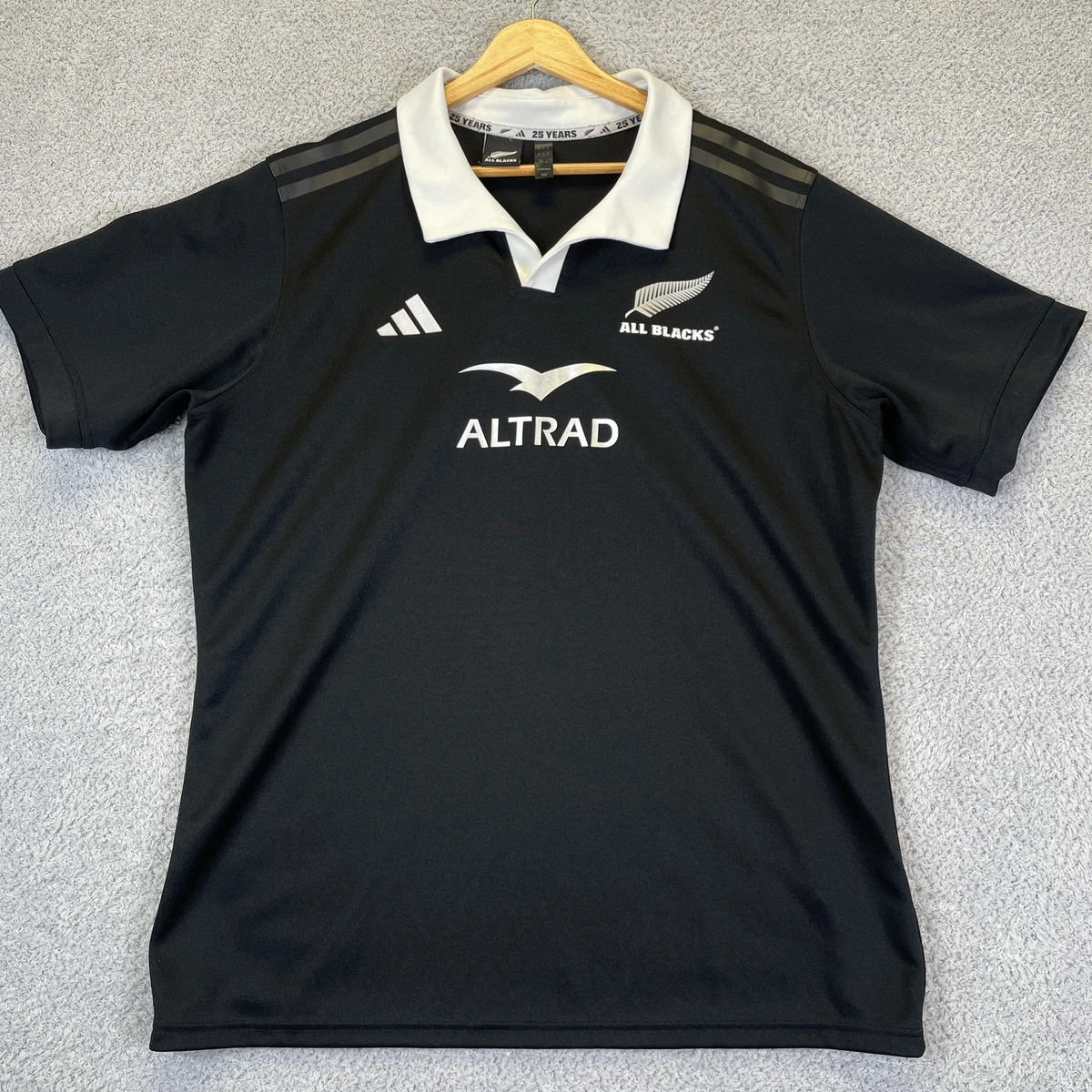 ALL BLACKS ラグビーシャツ XL Preços baixos em Camisa de Rugby Preto | eBay