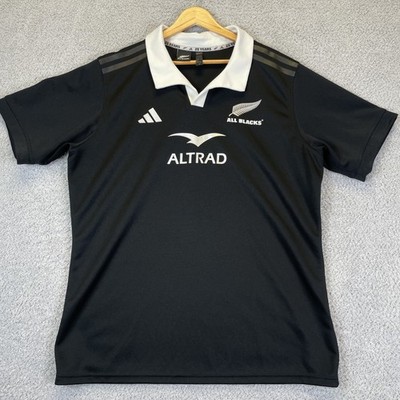 Adidas All Blacks Rugby Jersey Men's XL Black Altrad New Zealand