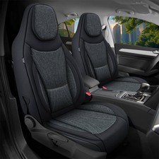 Schonbezüge Sitzbezüge für Mercedes Vito V Klasse W447 Bj ab 2014 in Schwarz/Ant