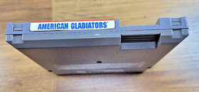 Nintendo NES American Gladiators - CART & MANUAL *Tested & Works*