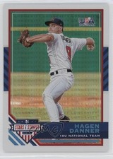 2017 USA Baseball Stars & Stripes Longevity Holofoil /99 Hagen Danner #30 0i76