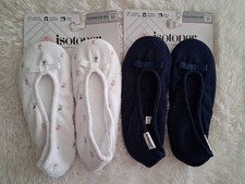 Isotoner 2 Prs. NWT Size LG 8-9 Contour Fit Pillow Step Ballet Slippers