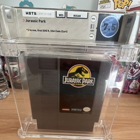 Jurassic Park NES Ocean WATA Certified 7.5 Grade NTSC-U/C (US/CA) 1993