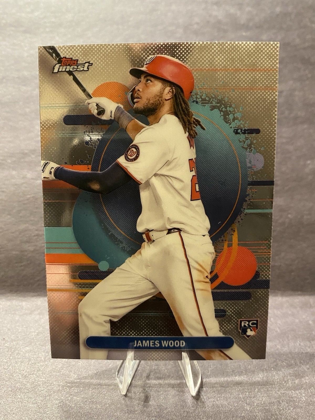 2025 Topps Finest Baseball Base Uncommon #200 James Wood RC