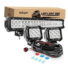 - ZH001 20Inch 126W Spot Flood Combo Led Off Road Led Light Bar 2PCS 18w