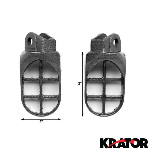 Reposapiés de carreras para motocross MX para Suzuki RM125 RMX250 DR-Z 400 Foto 3 de 4