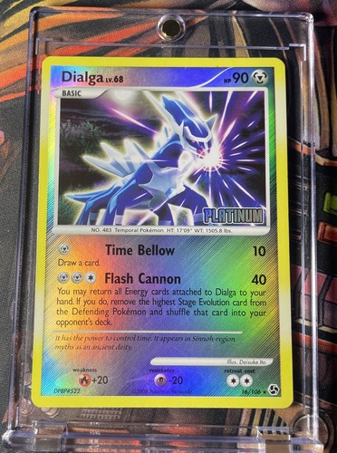 Dialga Platinum Stamped Reverse Holo Rare BK Promo 16/106 - Pokemon 2008