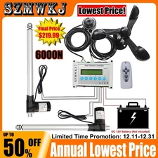 Complete 6000N Dual Axis Solar Panel Tracking System W/ Solar Tracker Controller