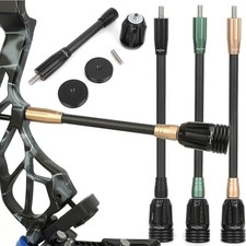 Bogenschie&szlig;en Bugstabilisator Rod 6" 8" 10" 12 Zoll Carbon Balance Bar Dampener