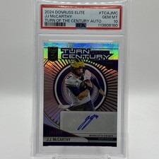 2024 Donruss Elite - Turn of the Century Holo Auto J.J. McCarthy /299 PSA 10!