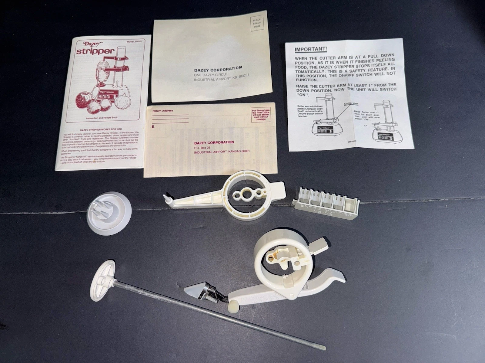 Dazey Stripper/ Vegetable Peeler Original Replacement BLADES Only Model DVS-5