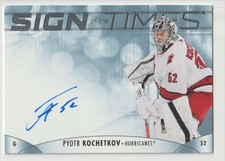 2023-24 SP AUTHENTIC SIGN OF THE TIMES PYOTR KOCHETKOV AUTO CAROLINA HURRICANES