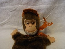 Monkey Steiff Hand Puppet Stuffed Animal Vintage German T