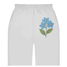 'Three Forget Me Not Flowers' Adult Sweatpants / Joggers (JO056645)