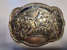Vintage Alpaca Mexico belt buckle