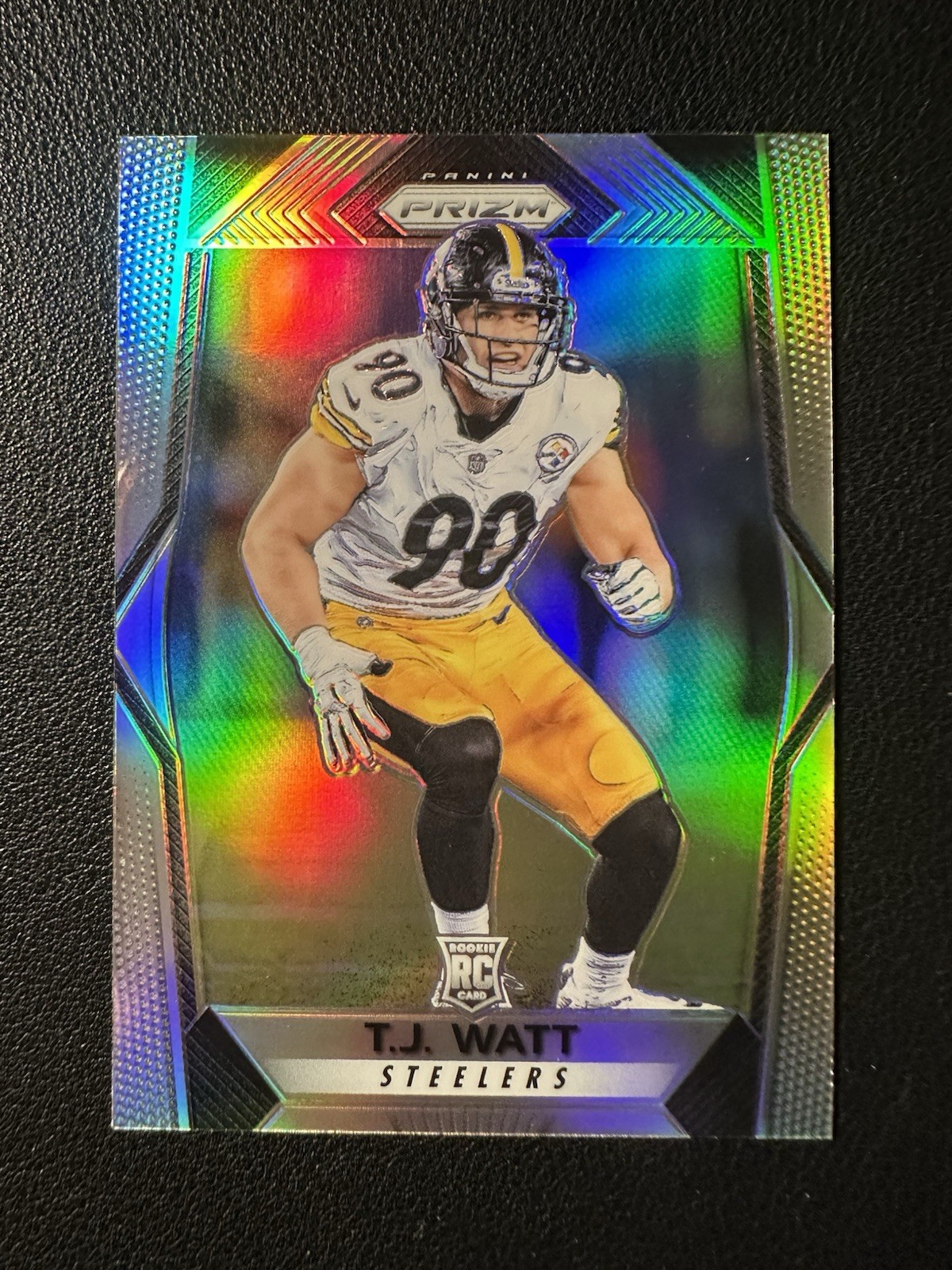 2017 Prizm T.J. Watt RC Rookie #216 Steelers