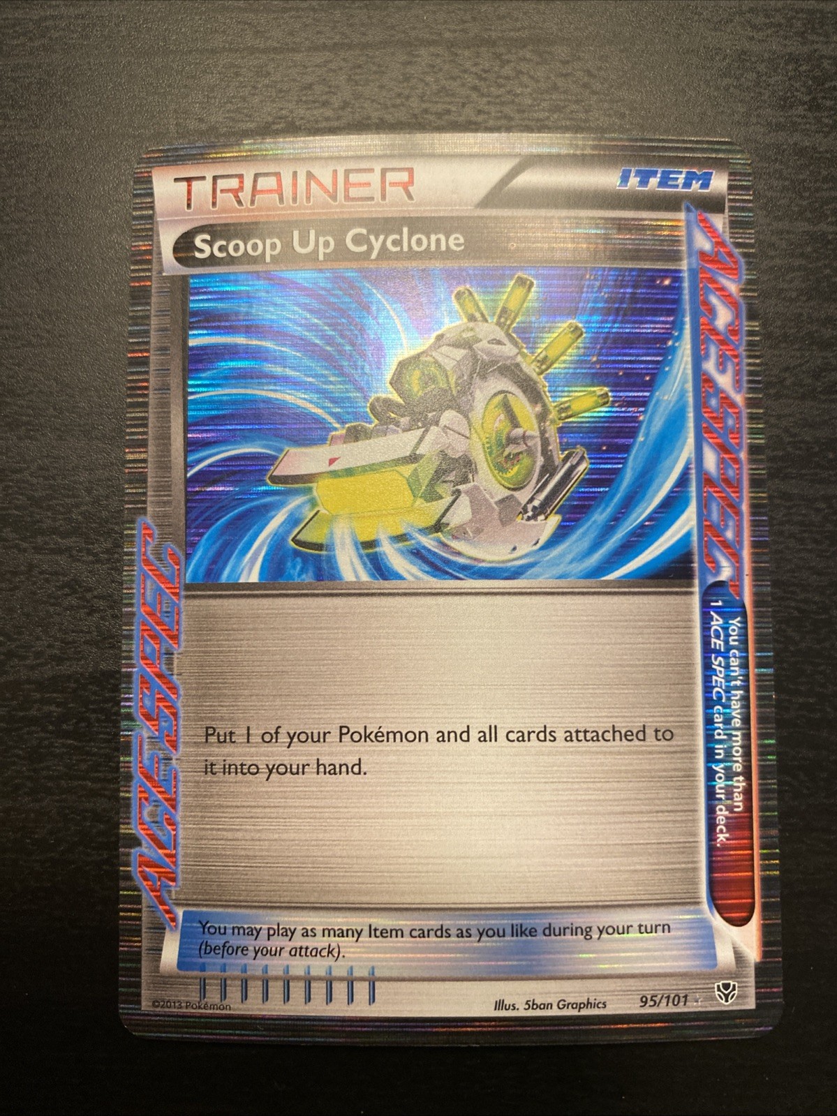 Scoop Up Cyclone 95/101 Plasma Blast Holo