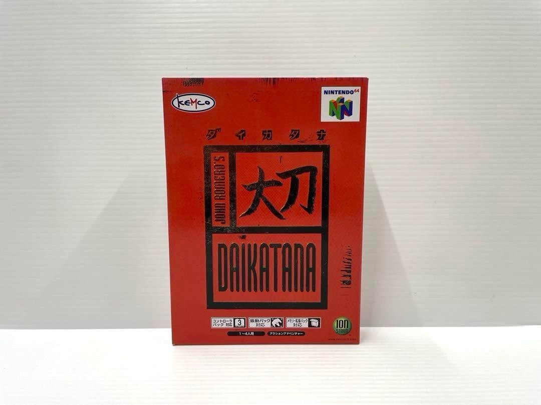 John Romero's Daikatana Nintendo 64 N64 Kemco Retro Vintage Game UnusedExcellent