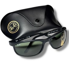 Ray-Ban RB2027 W1847 Predator 2 Sunglasses Matte Black Green G-15 62mm