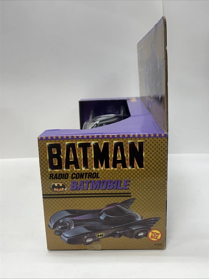 1989 年老式蝙蝠侠无线电控制蝙蝠侠 #429 ToyBiz Biz 全新带盒 - FWD、REV、TURN — 第 4/4 张图片