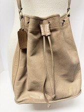 Vintage Old Coach Drawstring Bucket Bag MADE IN USA 8722 Leather LOVED 70s!