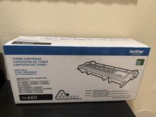 Genuine OEM Brother TN660 Black High Yield Toner Cartridge Brand New Open Box