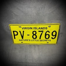 US Virgin Islands License Plate Nature’s Little Secrets PV-8769