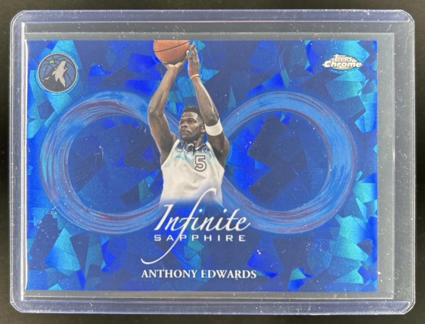 2025-26 Topps Chrome Sapphire Anthony Edwards Infinite SSP #IS-4 Timberwolves