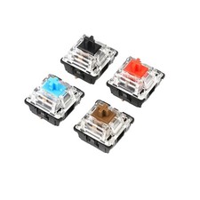 5PCS Clavier Interrupteur Clé Transparent Micro Bouton Mécanique Positionnement Clé