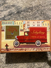 Schylling Delivery Truck Tin Pencil Holder, Woodman’s Essex Clams