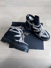 2025 Rick Owens Dr Martens DRKSHDW 1460 Quad Sole Megalace Boot Ramones 10.5 9.5