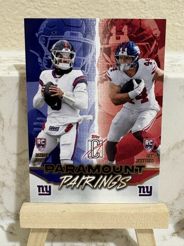 2025 Topps Signature Class Paramount Pairings Jaxson Dart Cam Skattebo #PP-2 RC